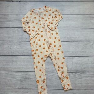 Silks Infant Romper in Peaches